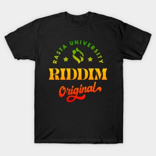 Rasta University Riddim Original Reggae T-Shirt